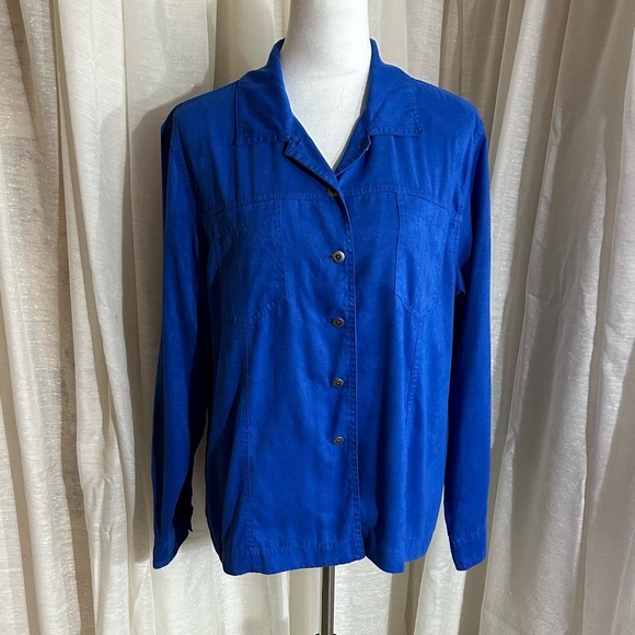Chico's Tops - Royal blue Chico’s Shirt.